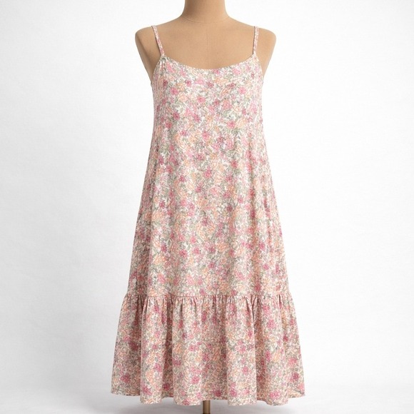 Old Navy Dresses & Skirts - Old Navy Pink Floral Midi Dress
